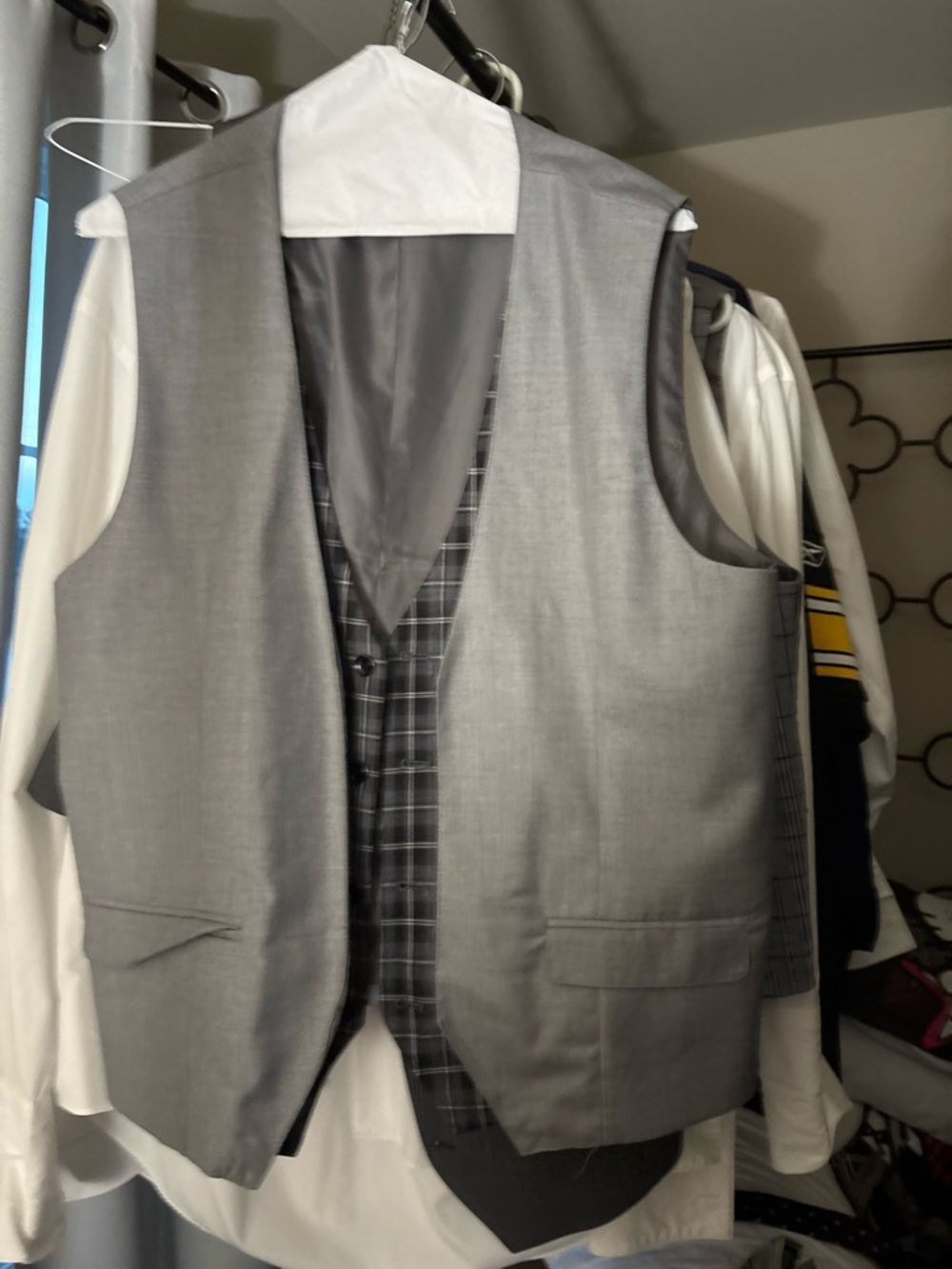 Classic Gray Men's Suit Vest - Gray